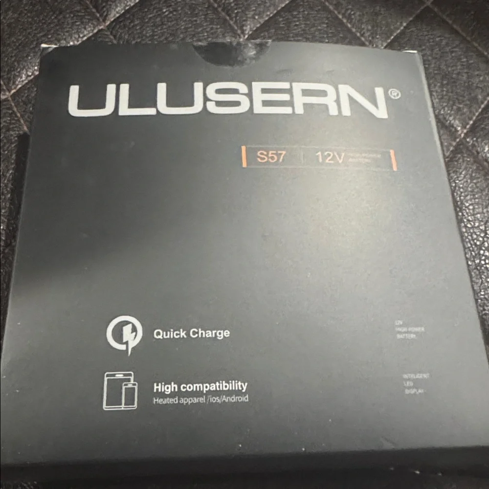 ULUSERN12VPower Bank with Charger and Cable,it can be a heated jacked charge too